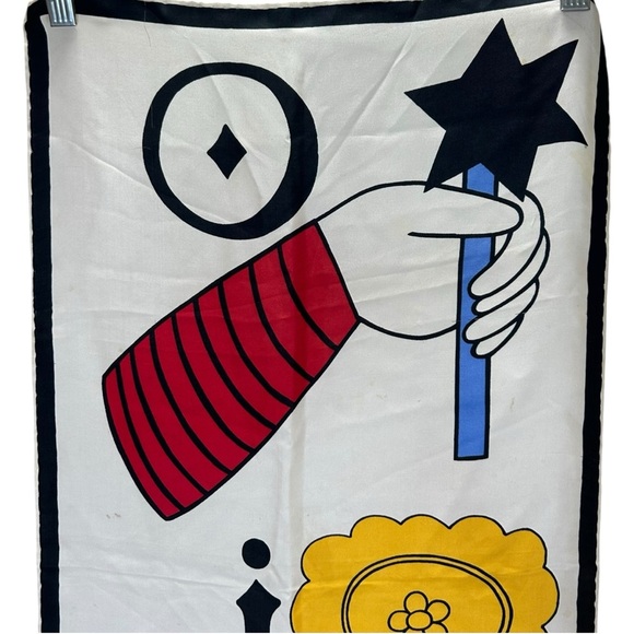 Rudi Gernreich - 1960’s Vintage, Designer, Silk Printed Scarf - One Size, Multi - Picture 7 of 13